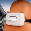 Car Mounted Tissue Box Drawer Box Creative Car Armrest Box Backrest Hanging Multifunctional Sun Visor Four-color Tissue Bag