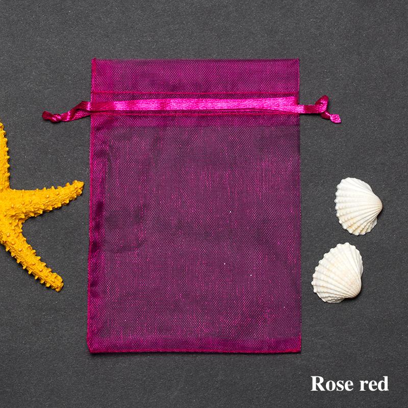 100 buc Pungi Cadou Ciocolată Transparente Șifon Șnur Organza Crăciun Anul Nou Ziua Îndrăgostiților Petrecere Cutie Bomboane