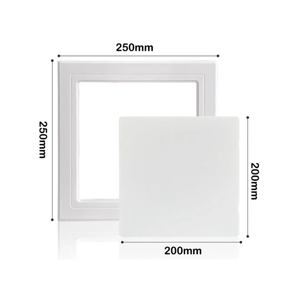 Self-adhesive Access Panel Door White Removable Opening Flap Cover Plate Plastic Hinged Access Hatch Doors Wall Ceiling