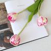 Artificial Tulips Vibrant Floral Arrangement Wedding Flowers Silk Fabric Artificial Flower For Special Occasion Romantic Table