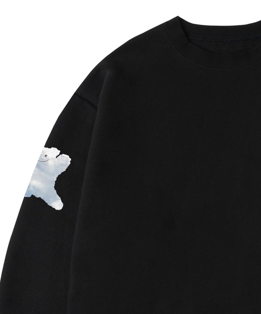 GRAVER [Unisex] Multi Bear Smile Sweatshirt_Black