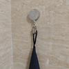 1 Stück Automatischer Einziehbarer Handtuchhalter Ohne Bohren Selbstklebend An der Wand Montierter Handtuchhalter mit Edelstahl-Kabelklemme