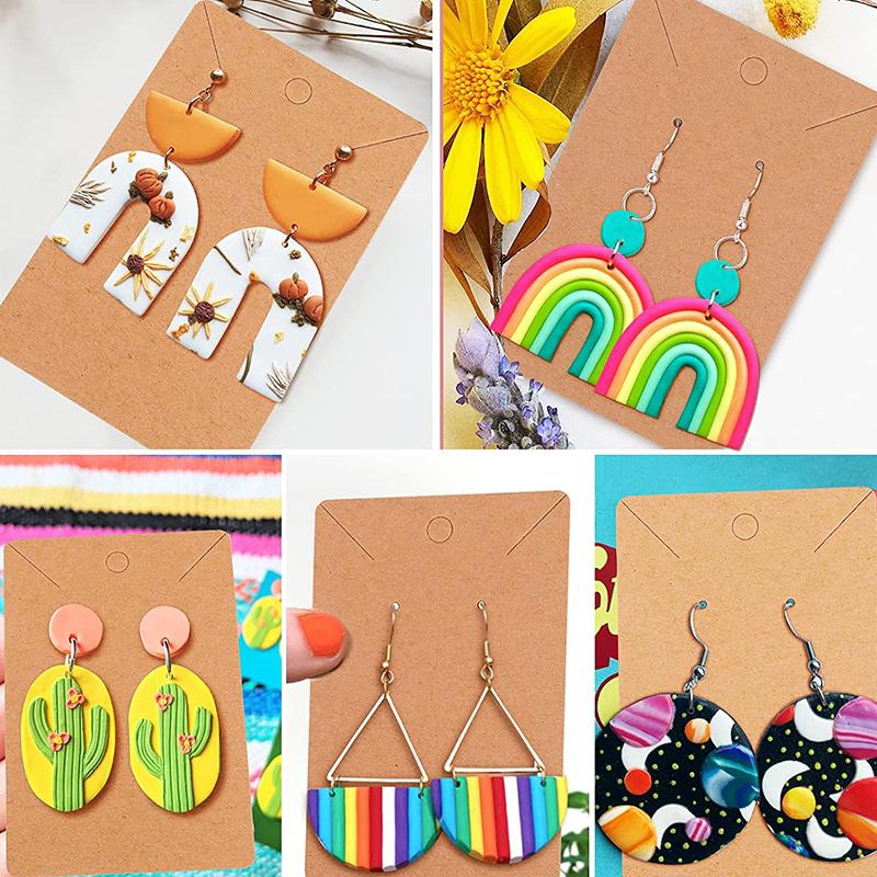 126-teiliges Polymer Clay Ausstecher-Set zur Ohrringherstellung Enthält Ausstechformen Haken Biegeringe Ideal für Individuelle Schmuckkreationen