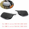 Carbon Fiber Car Rear View Door Wing Mirror Side Mirror Cover Caps Shell Case for BMW E60 E61 E63 E64 5 6 Series Model 2004-2010
