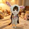 17cm Baby Doll Princess Dress-Up Set - Cute BJD Toy Birthday Gift for Girls