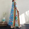 Short Sleeve Plus Size Vintage Floral New In Dresses for Women Casual Loose Long Summer Dress