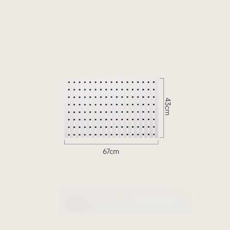 Bathroom Non Slip Mat Hollow Anti Slip Floor Mat Shower Room Toilet Special Anti Fall Foot Pad For Household Use