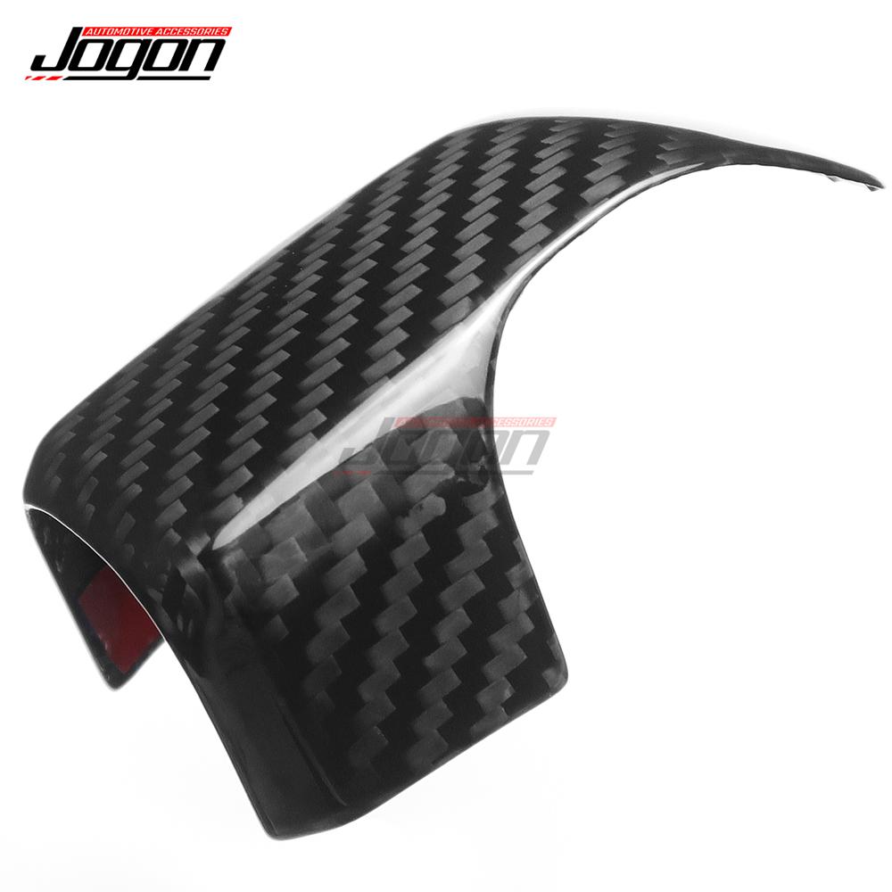 Real Carbon Fiber For Ford Bronco Car Interior Center Console Gear Shift Head Knob Panel Cover Trim Accessories
