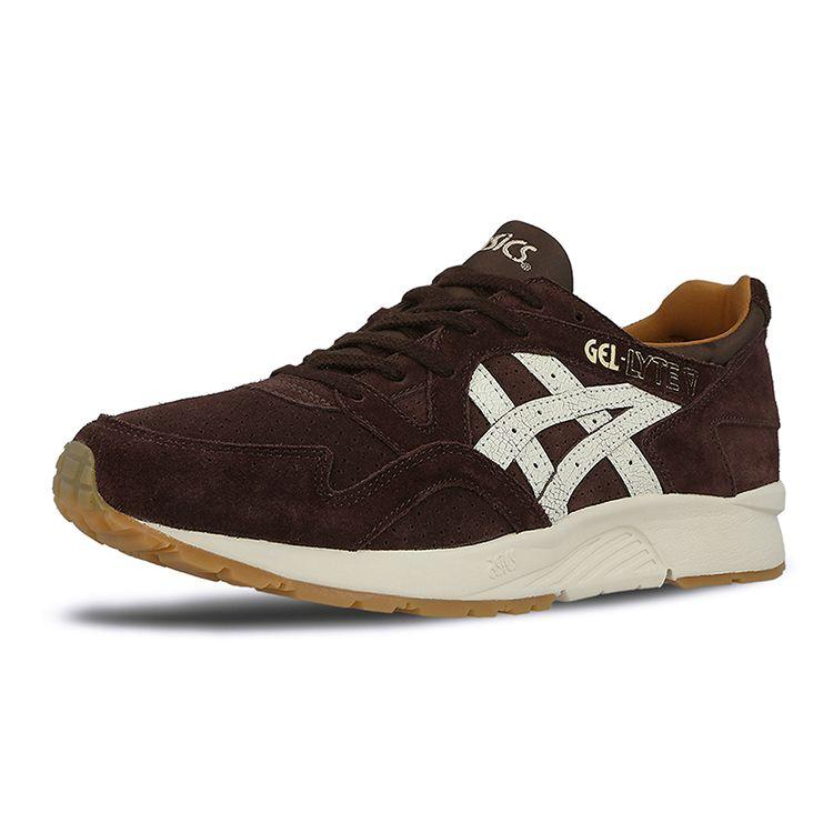 Asics Gel-Lyte V Comfortable Low-Top Running Shoes Unisex Sneaker Coffee-Brown H8E4L-2900