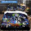 Beetle Haunted House 3pcs K-pop Music Group Bedding set,Ideal for Bedroom, Dormitory,Including Duvet Cover And 2pcs Pillowcases,Fan Gifts