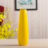 Yellow Color Ceramic Vase Big Size Flower Porcelain Vase Modern Fashion Tabletop Vase Home Wedding Christmas Decoration