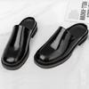 Men S British Style Thick Sole Slip On Casual Shoes