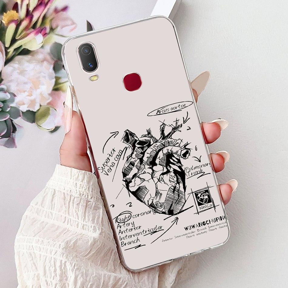 For Vivo Y11 Y12i 1906 1906_20 Fashion Cool Pattern Phone Case For VivoY11 Y 11 (2019) Soft Silicone TPU Cases