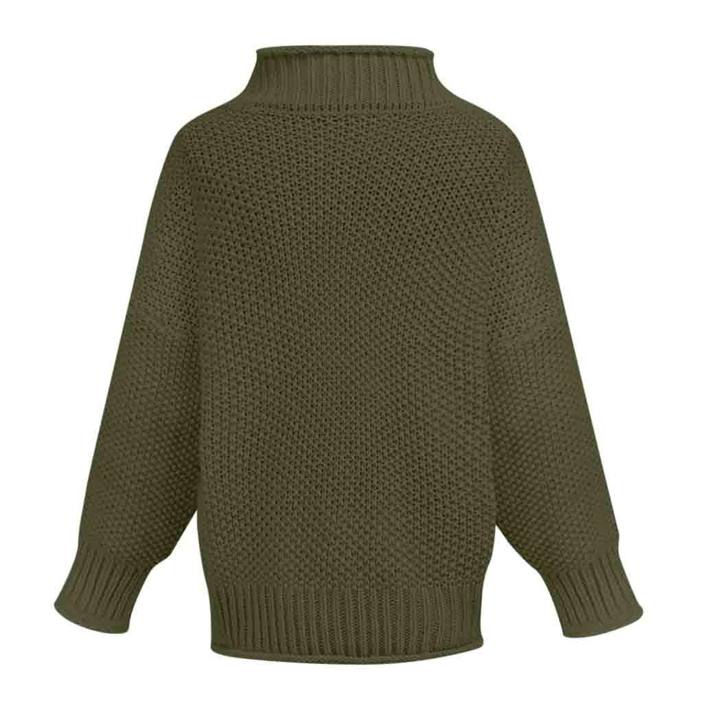 Womens Off The Shoulder Sweater Casual   Knitted Loose Long Sleeve Pullover