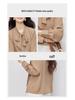 2026 New Women's White Bow Design Long Sleeve Fashion Shirt for Work