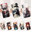 Art Japanese Style For Samsung A51,30,71,S9,Ultra,Lite,S23,20,FE,22,21,PIus,10,Transparent, Silicone Case