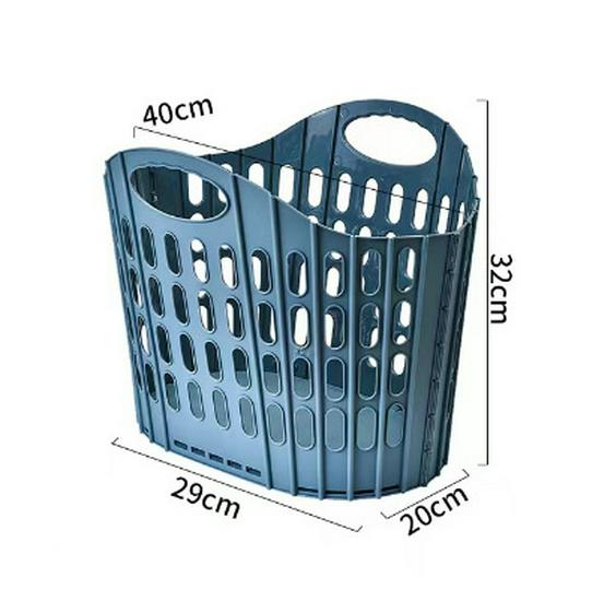 

Portable Multifunctional Laundry Basket: Space-Saving Bathroom Storage with Foldable Design