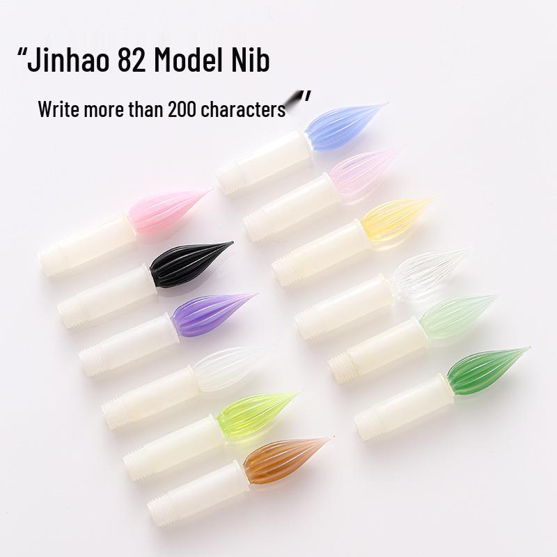 CaiMo JinHao 82 Hand-Polished Glass Nib Extra Fine Dip Fountain Pen with Modification Accessories.