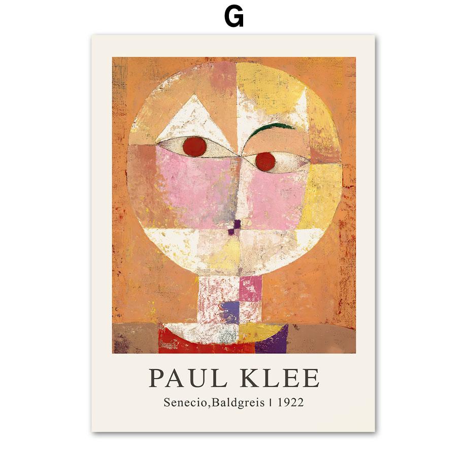 Exposición de Paul Klee, cuadro sobre lienzo para pared, carteles Vintage  minimalistas modernos e impresiones de imágenes de pared para decoración  para sala de estar Compra barata en Joom, image size:920x920
