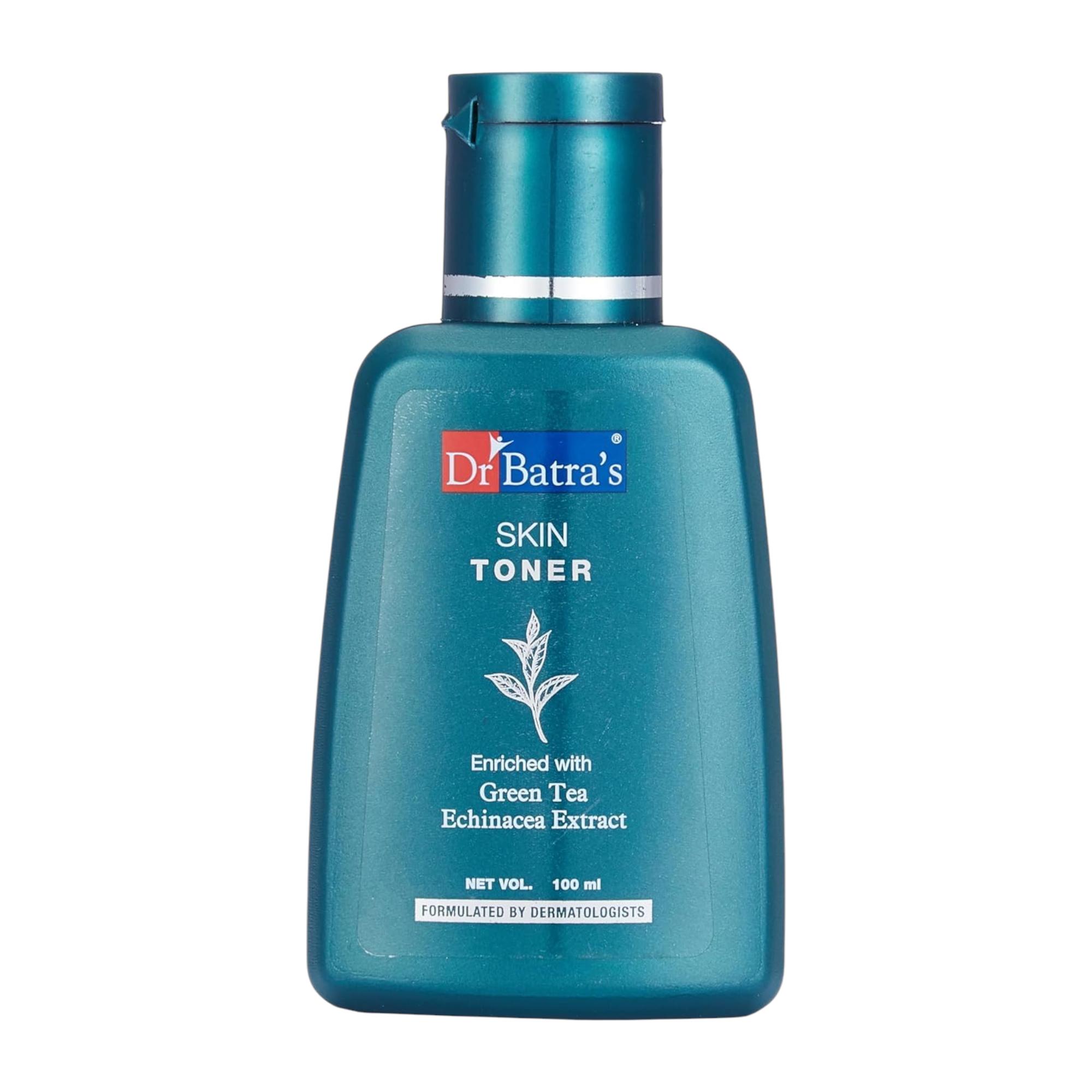 

Dr. Batra s Non Alcoholic Skin Toner For Glowing Balance, Oil Control, Gentle Daily Refresh, SLS Paraben Free 100 ml
