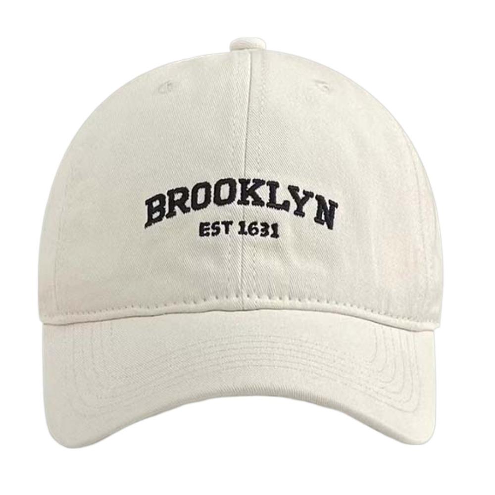 Breathable Embroidered Letter Peaked Cap Anti-UV Women Sunshade Hat Men Baseball Hat  Spring