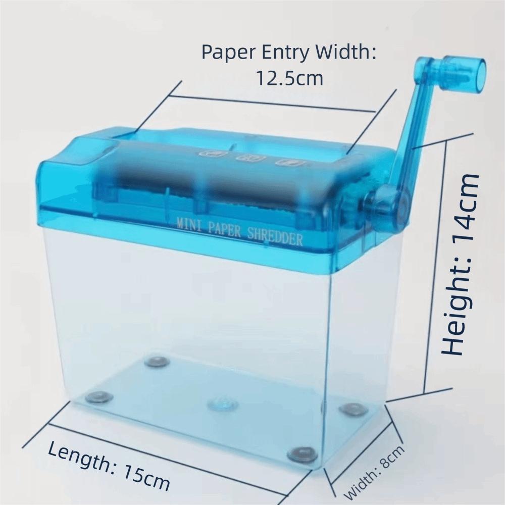 Mini Manual Shredder ABS Paper Cutting Tool High Quality Documents Paper Cutting Tool  Home Office