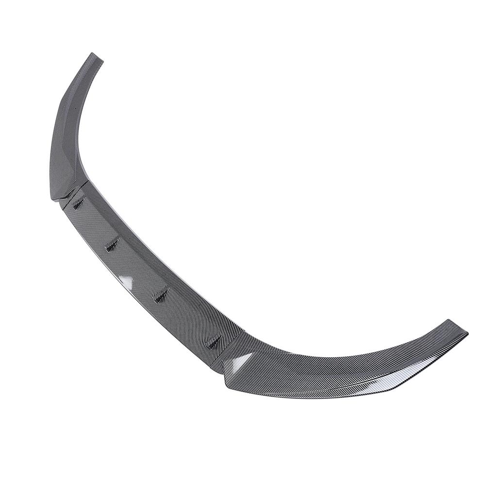 Front Bumper Lip Spoiler Racing   3 Section Type Car Front Bumper Lip Body Kit for S‑Line 8V Pre‑facelift 2013 to 2016