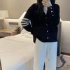Mink Velvet Knitted Sweater - Women's Autumn/Winter Lazy Style Loose Cardigan