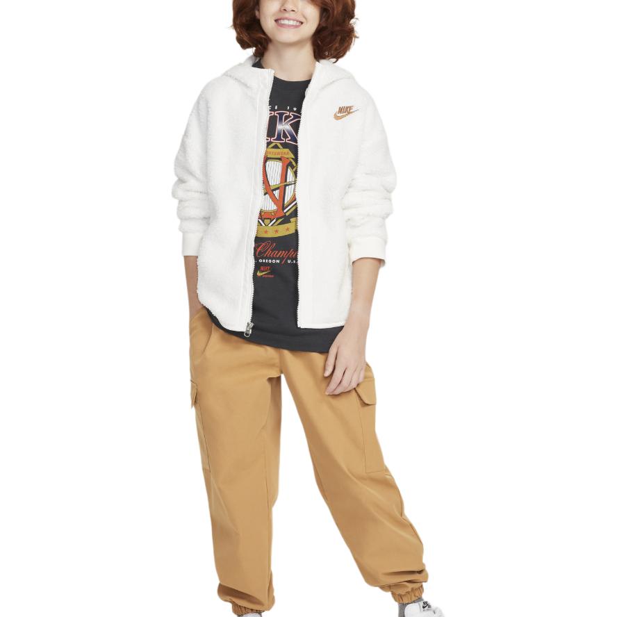 Nike Jacket Club Sail White Teenagers HQ4882-133