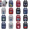 Spacious Usb Charging Stitch Backpack Nylon Material School Bag For Students
