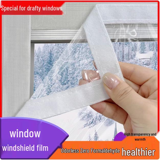 Winter Insulation PEVA Curtain: Transparent, Windproof, Cold Protection for Windows