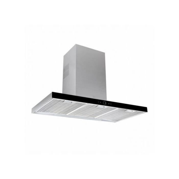 Hotte Standard TEKA DLH686T - Evacuation - 700 M3/h - 72 dB - Acier Inoxydable Noir Multicolore