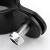 30-35mm Black Adjustable Motorcycle Bull Bar Light Foglight Mount Bracket Clamp