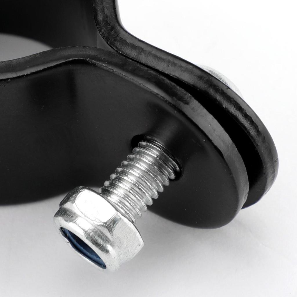 30-35mm Black Adjustable Motorcycle Bull Bar Light Foglight Mount Bracket Clamp