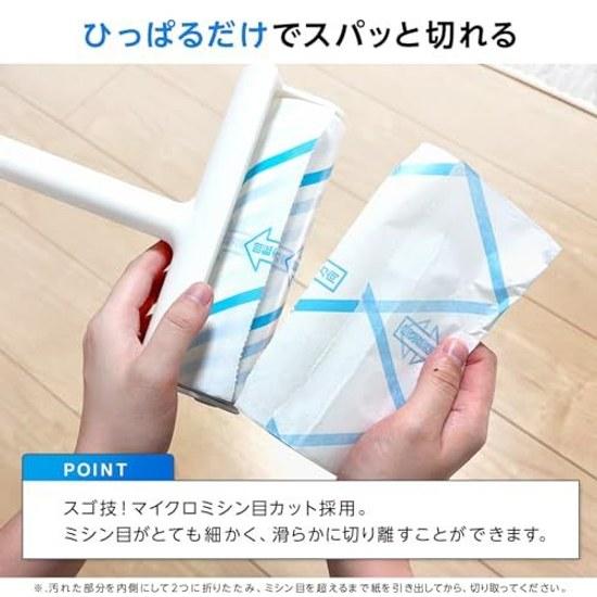 Reck Gekiochi-kun Sugowaza Micro Cut Carpet Cleaner Spare 70 Rounds (6 Pieces) Excellent Cutting Feel Easy-to-understand Printed Cuts Common Size
