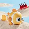 Cute Chain Clownfish Wind-up Driving Toy Cartoon Fish Children Swingfish Baby Puzzle Parent-child Interactive Children Gift