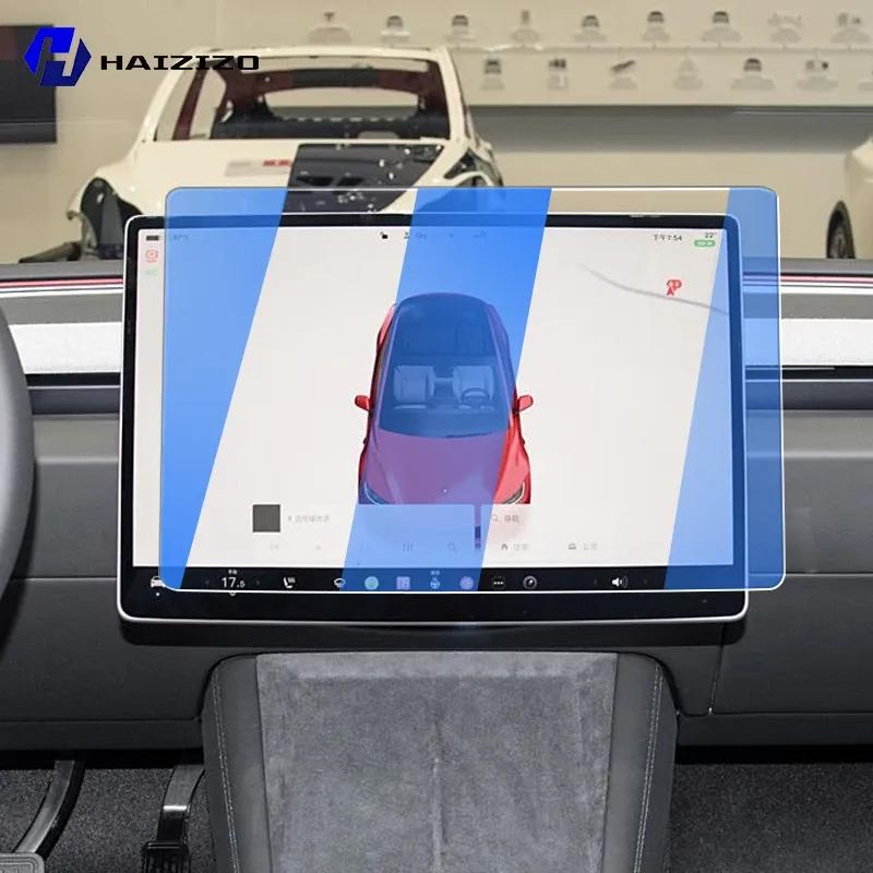 For Tesla Model 3 2024-2025 Tempered Glass Car Navigation Screen Protector Film Dashboard Monitor Screen Protective Film Refit