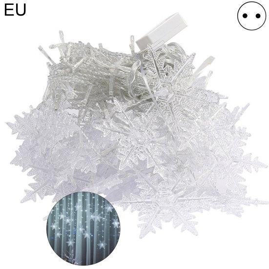 Curtain Lamp Attractive Super Bright Romantic Lighting Soft Energy-saving Decorative Waterproof Christmas Snowflake Icicle Lights
