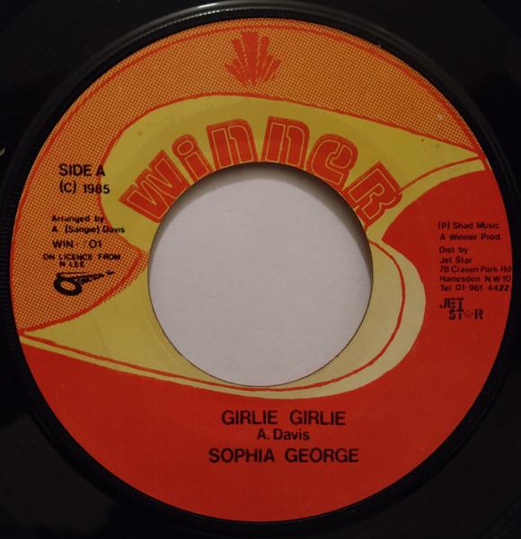 

7inch Record SOPHIA GEORGE WINNER ALL STARS Girlie Girlie Girl Rush WIN01 Winner 1985 UK Reggae Ska Dub Used