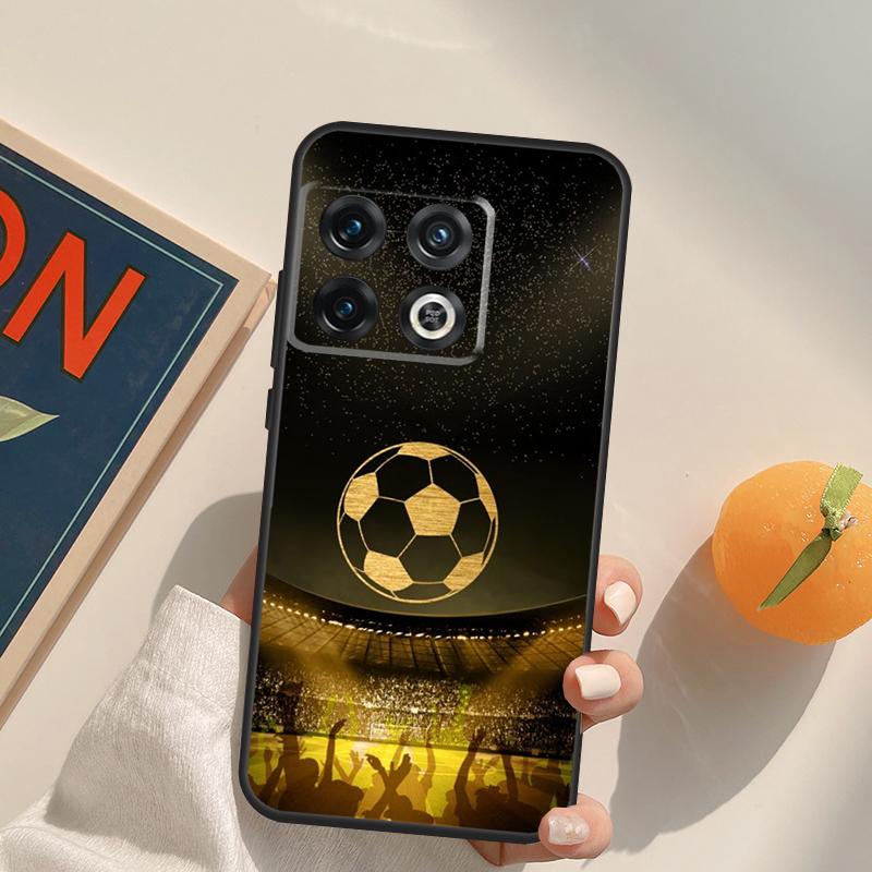 Football Soccer Ball Case For OnePlus 13T 10T 10R 12R 13R 15 13 12 11 10 9 Pro Nord CE 5 2 3 4 Lite N20 N30 Cover