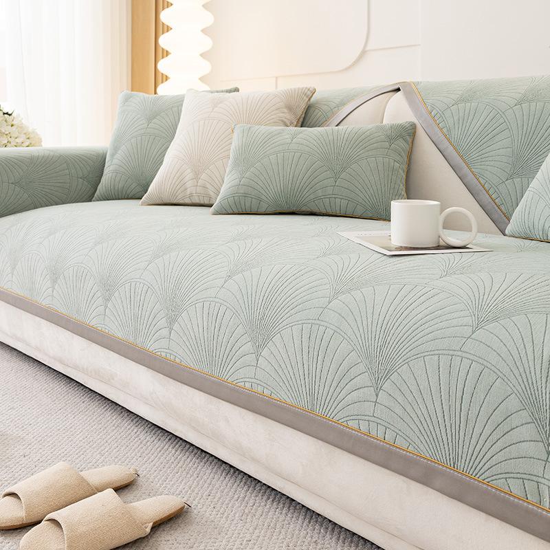 

Коврик для дивана в минималистском стиле, всесезонный универсальный новый легкий роскошный и элитный коврик, универсальный противоскользящий коврик из синели 70*70cm