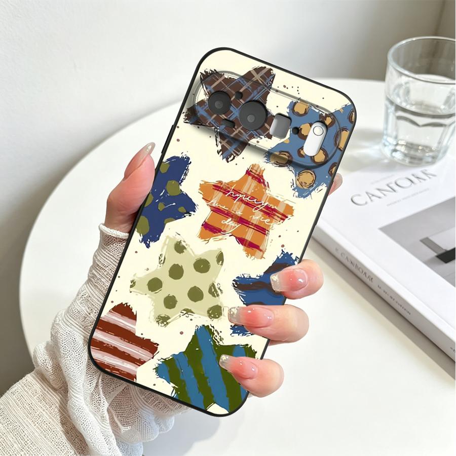 Case for Google Pixel 11 pro 11ProXL 8a 6 7 8 Pro 10 9 Pro XL 6a 9a 10a 7a Funda Phone Cover Studded Star Cute