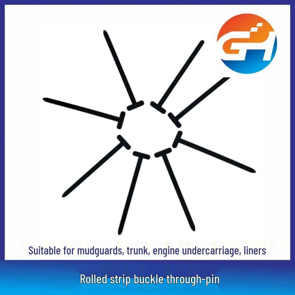 Universal Nylon Cable Tie with Heart Pin Buckle