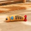 Cat Boredom Relief Toys Catnip Fish Toy, Squeaky Linen Chew Hugging Kicker Toy Kitten for Indoor Cats Biting Kicking Interactive Exercise