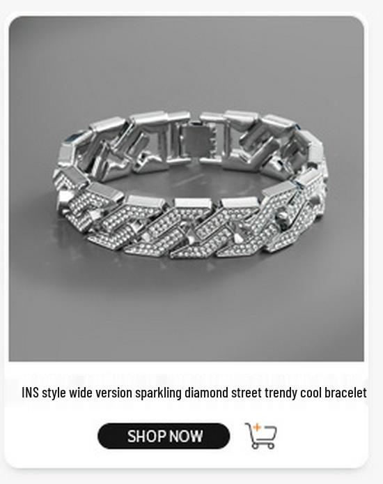 12mm Full Diamond Hip Hop Necklace: Men's Punk Retro Ins Style Exclusive