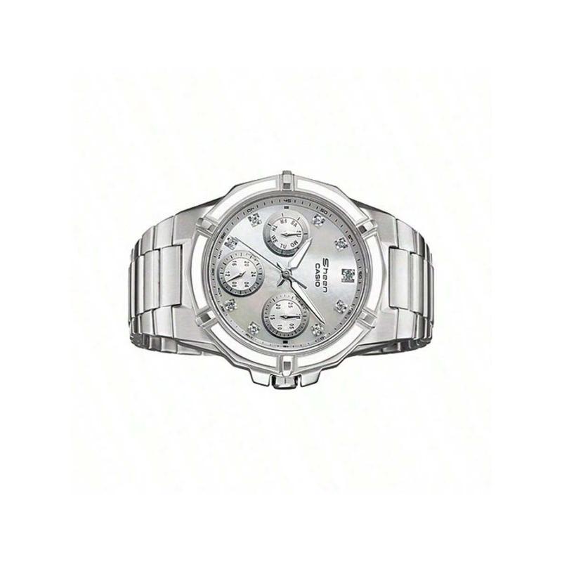 Casio SHEN Women's Watch with Waterproof Stainless Steel Strap, Analog Mother-of-Pearl Dial - SHN-3015DP-1ADF, SHN-3015DP-7ADF