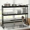 Over Sink Dish Drying Rack Anti-Slip Thickened Sink Rack Large Capacity Household Dishes Strainers for Home Kitchen Organizers
