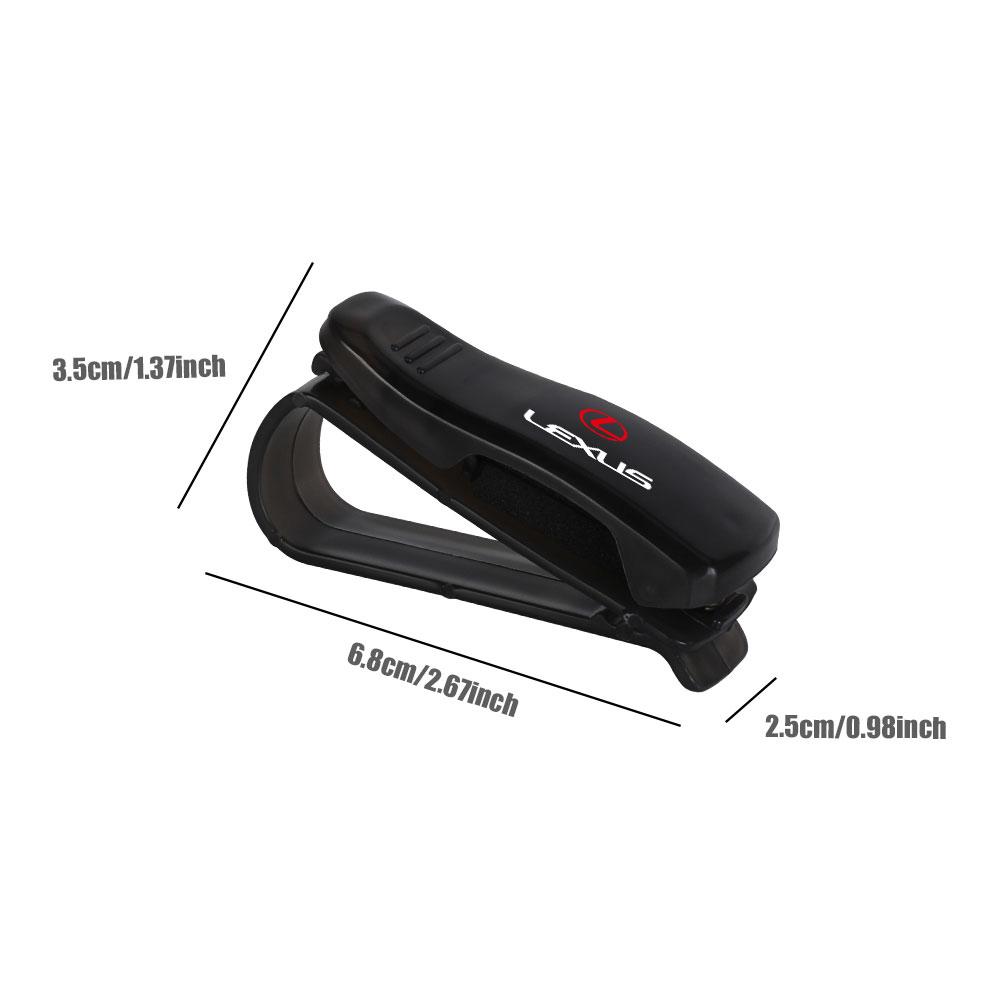 Car Glasses Clip Sun Visor Sunglasses Organizer Holder Card Ticket Clips For LEXUS ES 300H ES300H ES350 RX GX LS LX IS GS RC UX