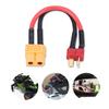 2Pcs/Set RC Adapter Connector Converter Silicone Cables T Plug Male To XT60 Female