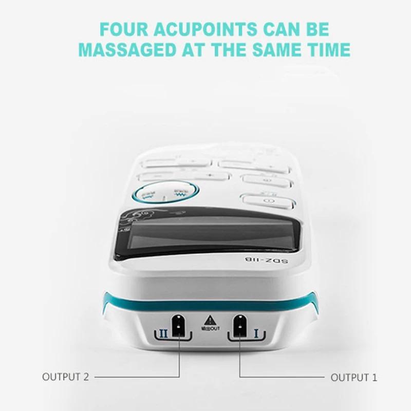 NEWEST Pulse Massage TENS For Pain Relief and Muscle Recovery Dual Channel Electronic Acupuncturist Treatment Instrument SDZ-IIB